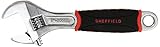 Sheffield 58531 8-Inch Secure Grip Adjustable Wrench [並行輸入品]