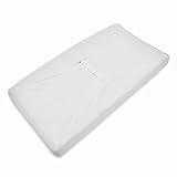 American Baby Company Heavenly Soft Chenille Fitted Contoured Changing Pad Cover, White by American 