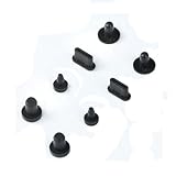に適用するFiio M33 M27 M23 JM21 M21 M15S M15 M11 PLUS LTD M11S M11 PRO M11 M9 用 防塵プラグ 2.5mm、3.5mm、4.4mmジャック・Type-Cポートカバー (2セット)
