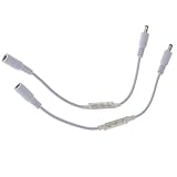 Dovewill 3キー　DC　ミニ　コントローラ　単色　LED　ストリップライト　5-24V用　 2本入り