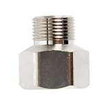 Jmf蛇口圧縮アダプタオス3 /8 " Female x 3 /8 " Male Chromeバルク< 0.25 % Lead