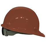 Jackson Safety 14836 SC-6 High Density Polyethylene Hard Hat with 4 Point Ratchet Suspension, Brown 