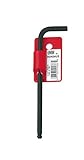 Bondhus 15758 3.5mm Ball End Tip Hex Key L-Wrench with ProGuard Finish Tagged and Barcoded Long Arm 