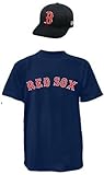ボストンレッドソックスMLBキャップ& Jersey ( Official Major League Baseball Licensedレプリカ帽子&コットンクルーネックTシャツレプリカジャージ)