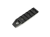 IRON AIRSOFT KACスタイル KEYMOD 5スロット レールセクション BK(ブラック)