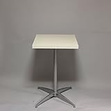 カウンターテーブル・コーヒーテーブル 幅52×奥行き52×高さ82cm ホワイト