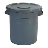 エレクター:ラバーメイド ブルート丸型コンテナ 37.9L グレー 2610GRAY 型式:2610GRAY