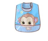 子供のよだれかけ ビブ 防水 漫画印刷ベビー 用品 赤ちゃん 米ポケット タオルよだれ (F)