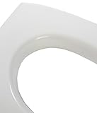 Big John 7-W Classic Oversized Toilet Seat - For Both Round and Elongated Toilet Bowls - Features St