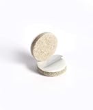 Slipstick cb011 ¾インチフェルトプロテクターパッド家具フィートと椅子の脚の( 20パック)ラウンドself-stick粘着フェルトSliders