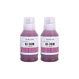 J-ECO製 GI-36M 顔料 マゼンタ お得な2本セット キヤノン用 互換インク ボトル (GI36 GI-36 GI 36 GI-36BK GI-36C GI-36M GI-36Y GX7030 GX6030 GX5030 GX4030 GX6530 GX5530)