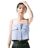 [ユアーズ] ポケット デザイン キャミソール ビスチェ BFXU1812 レディース S ライトブルー