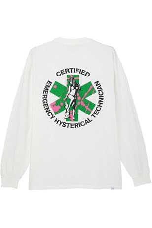 Amazon.co.jp: [ヒステリックグラマー] HIT GIRL モックネックTシャツ 
