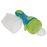 Lovoski 赤ちゃん　ベビー　育児　授乳　離乳用ボトル　フィーダー　おしゃぶり　安全　全4色3サイズ - S, 青