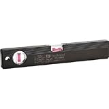 エビス:エビスダイヤモンド 磁石付ベーシックレベルブラック 300mm ブラック/レッド ED-30MBR 型式:ED-30MBR