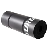YUREN ヨガマット 厚め 12mm 高密度NBR素材トレーニングマット, ストレッチマット,エクササイズマット, キャリーストラップ付