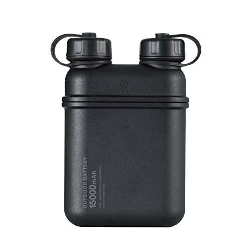 エレコム NESTOUT DE-NEST-15000BKの大容量15000mAhで3ポート搭載のボディ