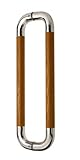天然木タモハンドル ブラウン (両面)　30φ 450mm (TH-101R-30-450-BR)　10組入