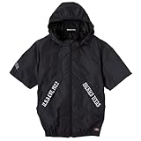 [武蔵野ユニフォーム] ディッキーズ ボルトクール 半袖ブルゾン ペルチェネックホルダー付 D-330 服のみ単品 UVカット < 046-D-330 >(13-ﾌﾞﾗｯｸ 3XL)