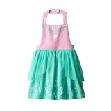 [ベルメゾン] ディズニー キッズ エプロン ドレス プリンセス コスプレ 子ども 女の子アリエル 130～140