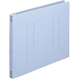 コクヨ フ－H15B フラット328129011PP A4横 15mmとじ ２穴 青 10セット