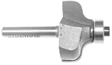 Magnate 3721 Ogee Router Bit - 5/8 Cutting Height; 1/4 Shank Diameter; 3/16 & 3/16 Cove Radius by Ma