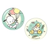 マリモクラフト 缶バッジ２個セット ポチャッコ35TH φ56ｍｍ PCC-021