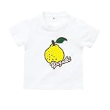 BabyChips ゆず大好き(名入れ半袖ベビーTシャツ) 90 ホワイト