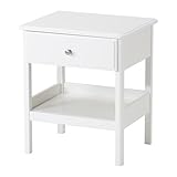 【IKEA/イケア】TYSSEDAL ベッドサイドテーブル, ホワイト