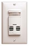 Cooper Controls OSW-DT-0601-MV-W Greengate 120-277-Volt Dual Tech-PIR Wall Switch Sensor, with Neutr