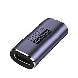 アルミニウム合金 USB C - Type-C メス - オスアダプター Type-c アダプター 40Gbps データ伝送充電アダプター Type C 延長アダプター