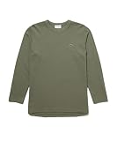 [ラコステ] Tシャツ [公式] クラシックフィット ビッグピケ ロングスリーブTシャツ メンズ カーキ 2