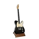 WOODWORKS 日本製 ギタースタンド 1本掛 エレキギター用 (ブラウン)EG1B