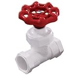 King Brothers Inc. SCP-0750-S 3/4-Inch Slip PVC Stop Valve Socket, White [並行輸入品]