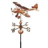 【ガーデンアクセサリー】バイプレーン（Ｂｉｐｌａｎｅ）飛行機かざみどり（特大）