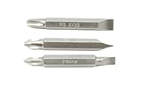 Forney 70891 Double Ended Bit Slotted and Phillips Combo Pack, 3-Piece by Forney