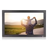デジタルフォトフレーム 18.5インチHD 1080P LEDディスプレイ画面 スマート電子画像アルバム 最大32GBをサポート 友人や家族へのギフト(#2)