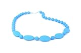Bitey Beads Silicone Teething Nursing Necklace 32'' (Sky Blue) by Bitey Beads