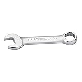 Powerbuilt 641785 SAE Mirror Polish Stubby 5/8' Combination Wrench [並行輸入品]
