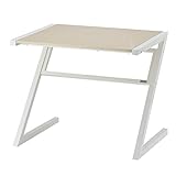 イトーキ デスク ZooEy メラミン ナチュラル 幅88 奥行60cm YZE-D886-NA-WH