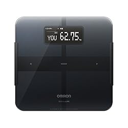 オムロン  【自動電源ON】【4秒測定】【体重50g単位表示】【PC/スマホ対応 Wi-Fi通信機能搭載】体重体組成計 カラダスキャン HBF-253W-BK