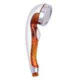 Jooe Anionハンドヘルドシャワーヘッド水保存ラウンドフィルタバスシャワーバスルームアクセサリーオレンジビタミンヘッド