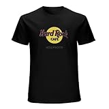 [WARMQIN] シャツ ハードロックカフェtシャツ Hard Rock Cafe 通気性 カジュアル 快適 コットン 綿製 個性的 大きいサイズ Tシャツblack-styleSsize2XL