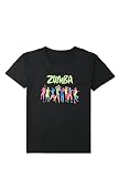 [T.D.Well] フィットネスウェア ヨガ ZUMBA ウェア Tシャツ トップス (L, ブラック 6)