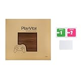 PlayVital 新モデルps5 Slim本体デジタルバージョンに対応用スキンシール、ps5コントローラーに対応用スキンステッカー、ps5ヘッドセット＆充電ステーション＆リモコンに対応用スキンシール【木目調柄】