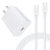 急速充電器 type-c Android充電器 25W/3A Galaxy急速充電器 スマホ充電器 Type-C 急速充電 usb-cケーブル 1.83m/1本 iPhone15充電器 Cタイプ qc3.0アダプター ChrisPow アンドロイド充電器 pdケーブル 携帯充電器 usb-c充電器 type c acアダプター タイプc電源コード USB Cコンセント 急速充電 USB電源アダプタiPhone 15 15 Plus 15 Pro 15 Pro Max、Galaxy S23 S23+ S23Ultra S22 S22+ S22 Ultra S21 S21+ S20 S20+ S10 S10+ S10e S9 S9+ S8 S8+ Edge Active Note8/9/10/20(ホワイト)