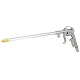 Water & Wood Silver Tone Air Blower Gun Duster Blowing Dust Cleaning Tool w Tube [並行輸入品]