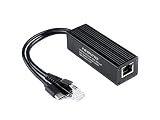 Waveshare 工業用ギガビット PoEスプリッター メタルケース保護 5V 2.5A Type-C 電源出力