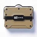 WAQ LEDランタン 2 暖色 電球色 昼光色 USB充電式 (1650ルーメン/13400mah/連続点灯24時間/PSE) LED LANTERN2 WAQ-LL02-OL (タン)