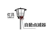 スタンド型用自動点滅器